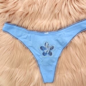 Brand New PINK VICTORIA'S SECRET MESH DAISY LOGO  THONG-S